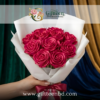 10 Pcs Satin Fabric Flower Bouquet