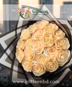 20 Pcs Satin Fabric Flower Bouquet
